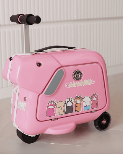 Airwheel_luggage_SQ3_children_suitcase_pink_electric_smart_riding_cabin_size_scooter_valise_electrique_intelligente_cabine_enfant_jouet_trotinette_4